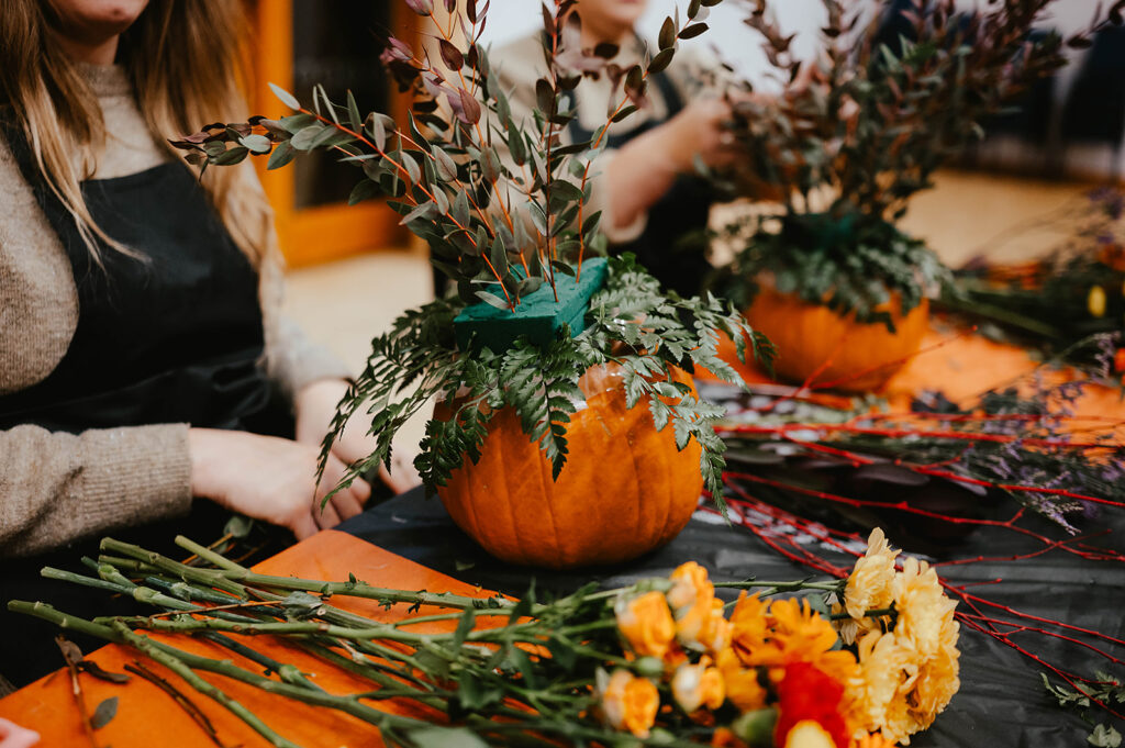 The flower hut- Pumpkins