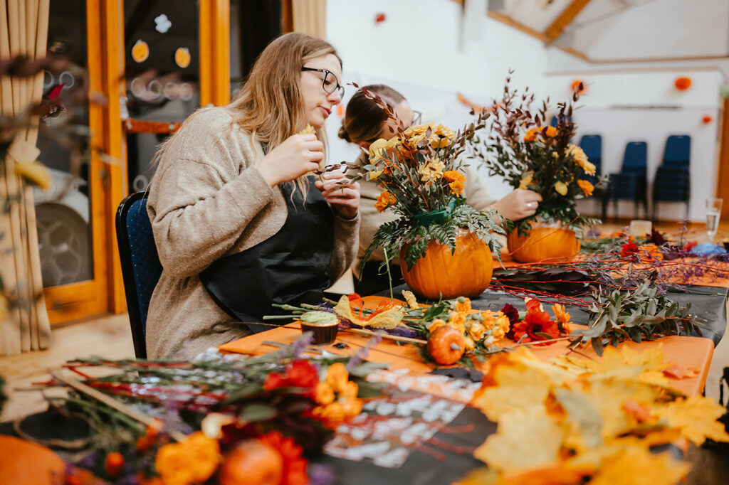 The flower hut- Pumpkins