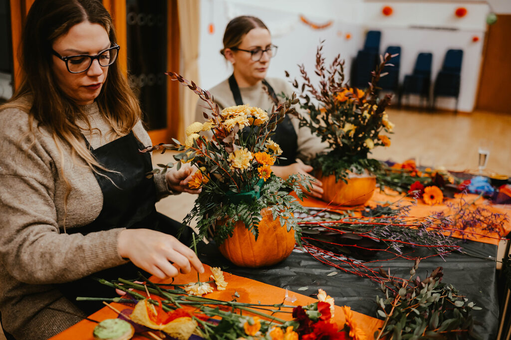 The flower hut- Pumpkins